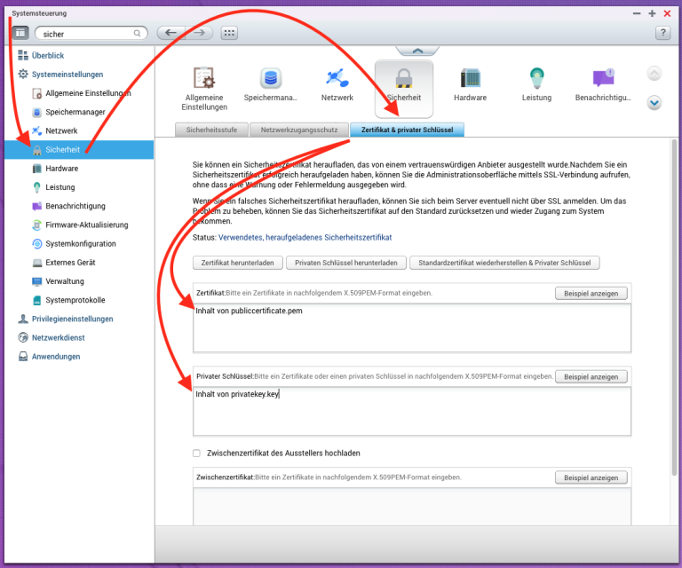 F r QNAP SSL Zertifikate Mit OpenSSL Aus PFX Windows PKCS12 Generieren qnapclub Johnlose de